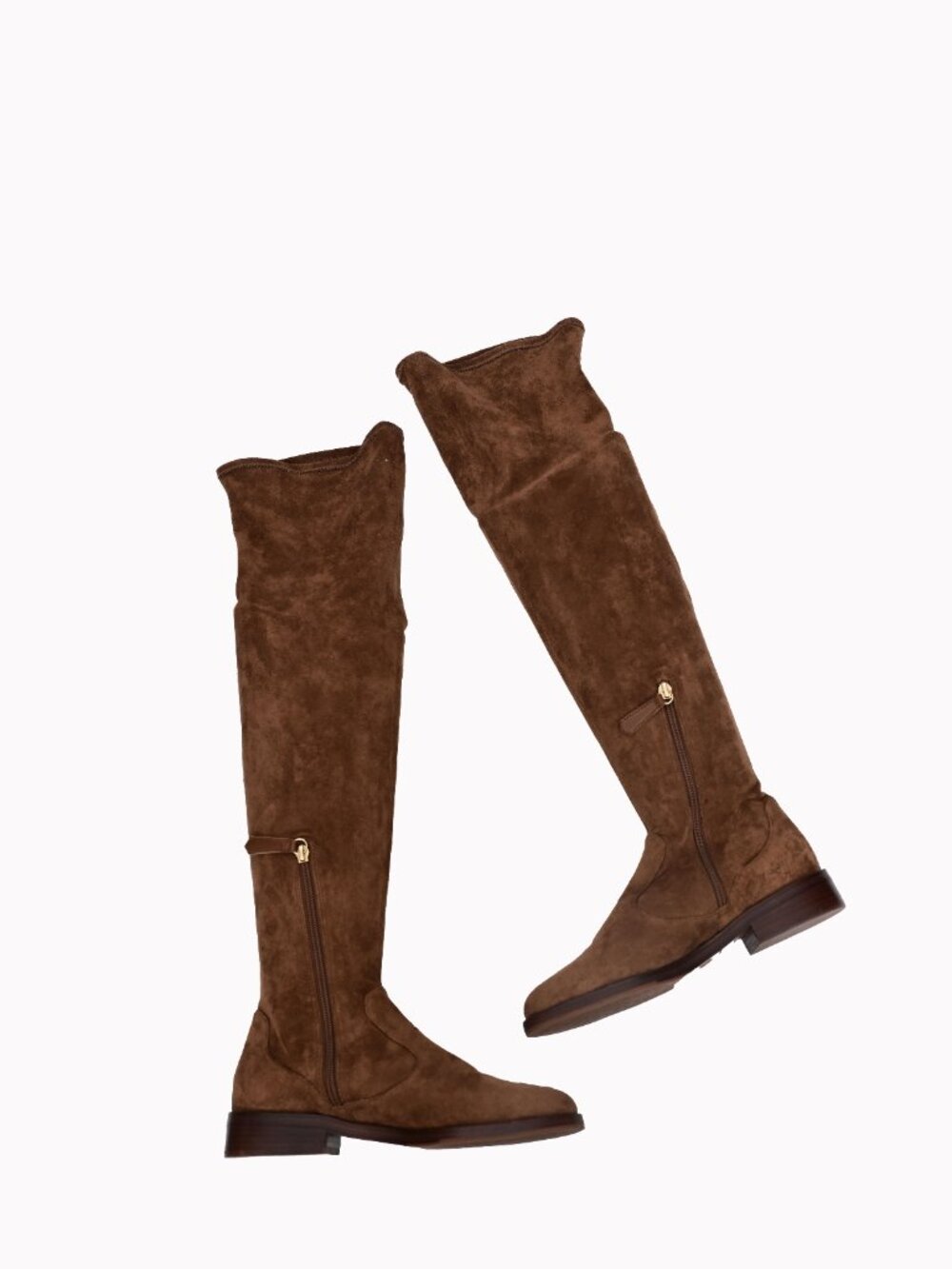 ANTONIO MELANI “Leenna” Brown Suede Over the Knee Boots. Women’s Size 7 M - Picture 12 of 16